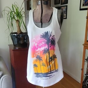 Ron Jon Surf Shop, Top, White, Large, NWT